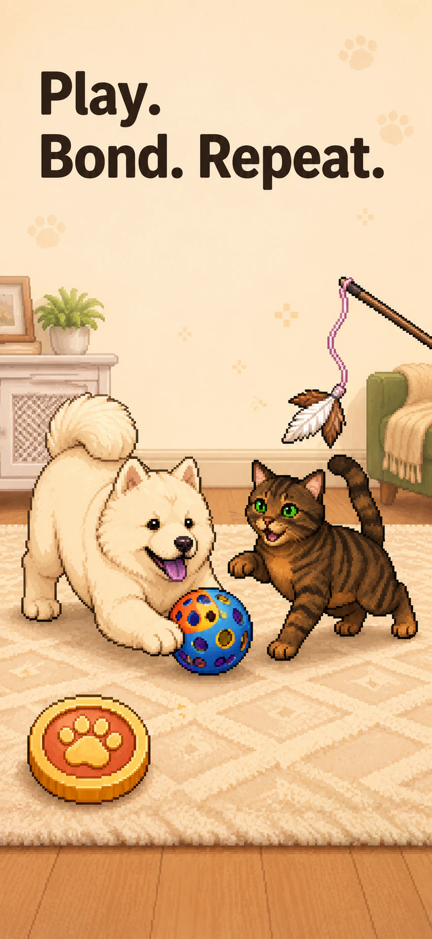 Play and bond with your pets